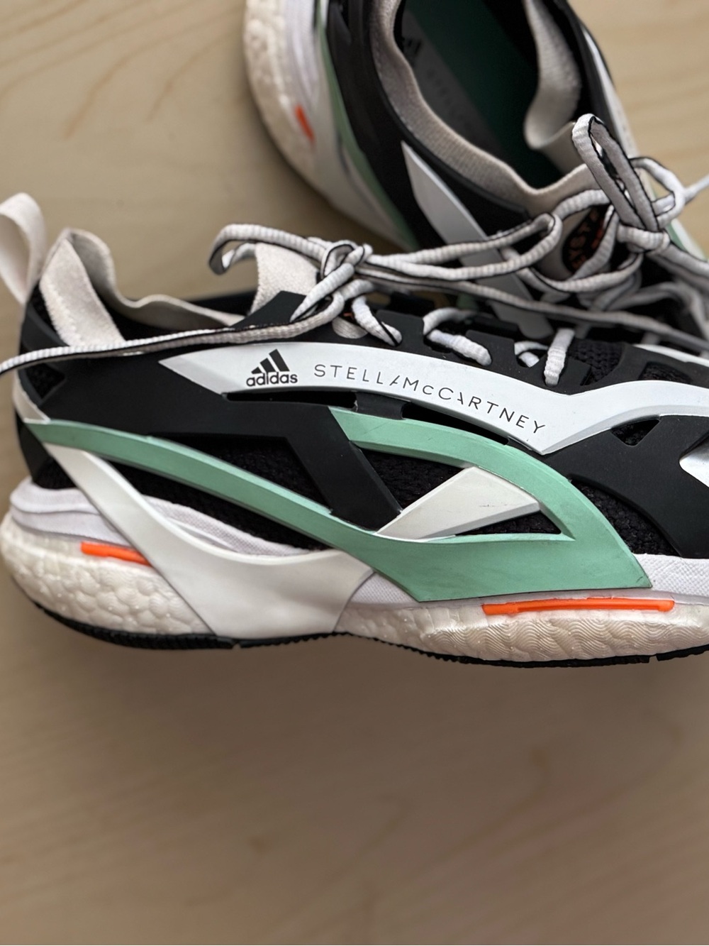 adidas Stella McCartney Black White Mint sneakers